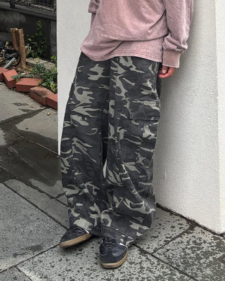 Camouflage cargo pants