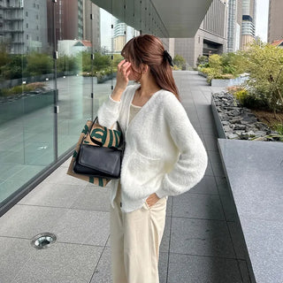 Loose-fit cardigan