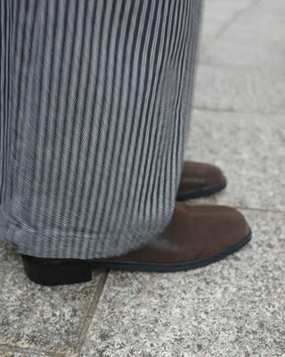 Square mule loafers