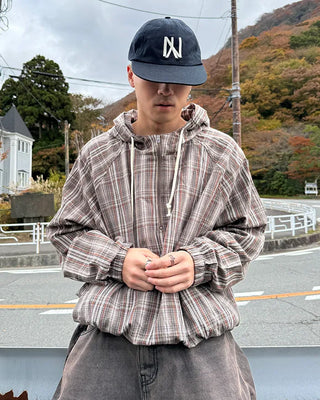 Checkered Anorak Parka
