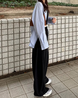 Waist string pants