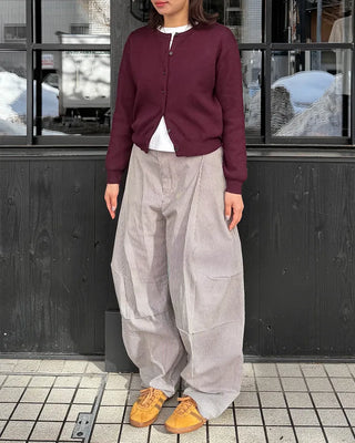 (Unisex) Striped Pintuck Overpants