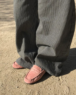 Suede loafers