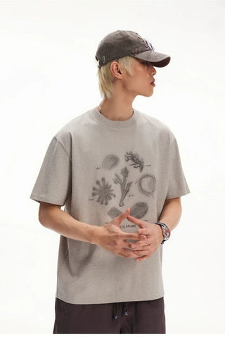 [Monterest] Outdoor Graphic Print Relaxed Fit Tee