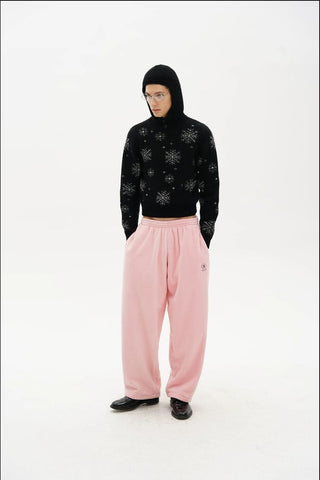 [MASONPRINCE] Snowflake Jacquard Wool Blend Sweater