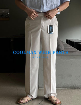 Drug Coolmax Semi-Wide Hidden Elastic Waist Slacks (7 colors)