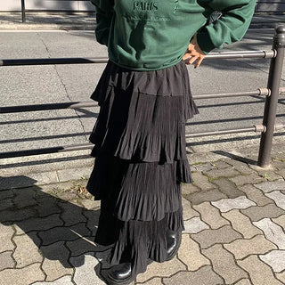 Asymmetrical Cantan Skirt