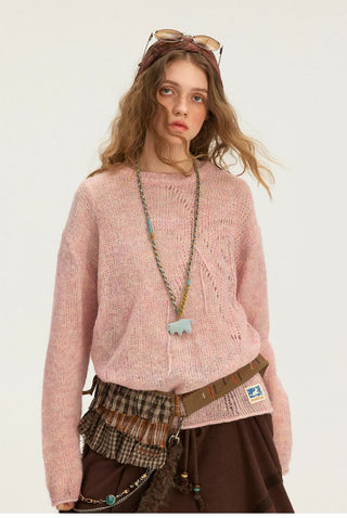 [Monterest] Plaid Patchwork Fringe Waist Bag