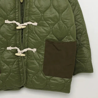 Quilted duffel down coat