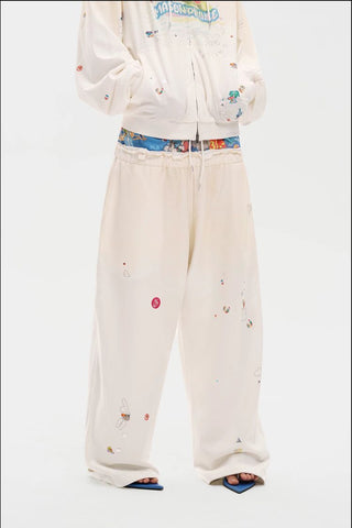 [MASONPRINCE] Resort Double Waist Sweatpants