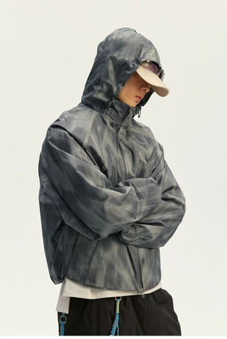 [Monterest] Water-Resistant Camo Print Hooded Jacket