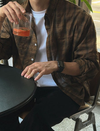Wrap check shirt (6 colors)