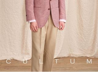[CULTUM] Houndstooth Suit Jacket