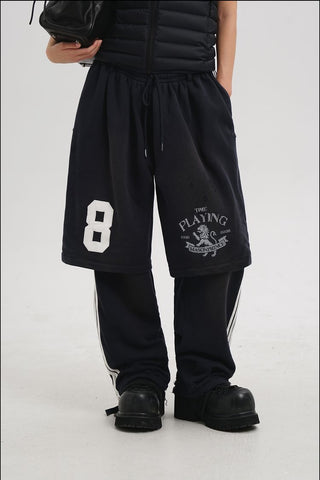 [MASONPRINCE] Two-Way Athletic Pants