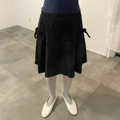 Corduroy Ribbon Skirt