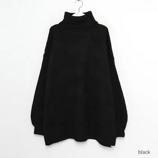 Turtleneck knit dress