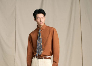[CULTUM] Brushed Cotton OCBD Shirt