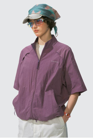 [Monterest] Stand Collar Breathable Zip-Up Jacket