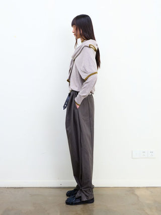 [NeverSeez] Pleated Wide-Leg Pants