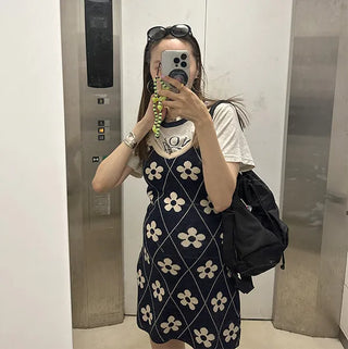Flower mini dress