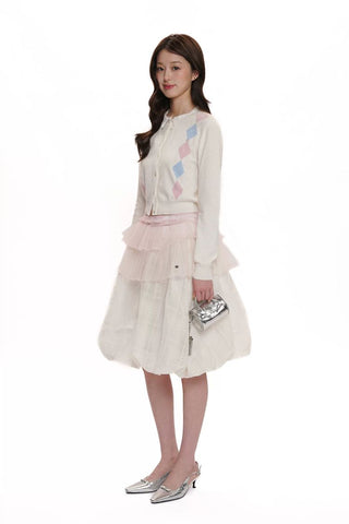 [Moromoro2] Layered Tulle Mini Skirt