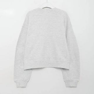 Basic cropped sweatshirt