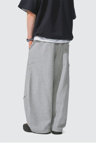 [Monterest] Logo Embroidered Wide Leg Sweatpants