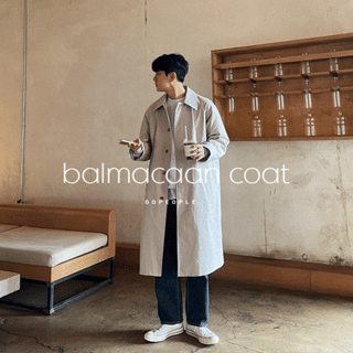 Delhi Balmacaan Cotton Coat (2 colors)