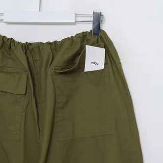 Wide Banding String Pants