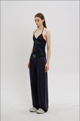 [MASONPRINCE] Halter Top with Built-in Bra
