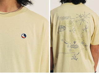 [Monterest] Quick-Dry Reflective Print T-Shirt