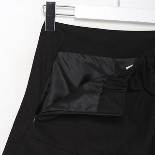 Pleated mini skirt