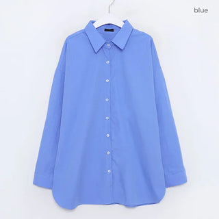 Oversized cotton shirt