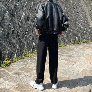 mirage balloon leather jacket