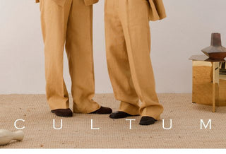 [CULTUM] French Linen Double Breasted Jacket/Trousers