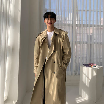Bordeaux trench coat