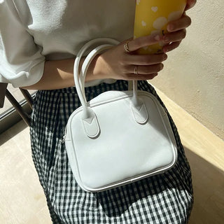 Tammy Square Silver 2-Way Tote Bag