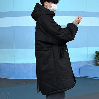 Hooded long jumper