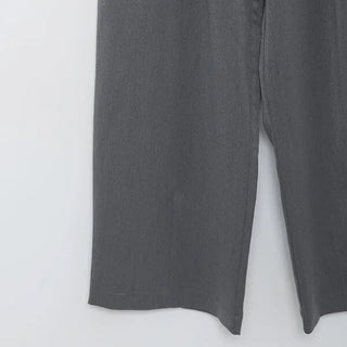 Two-pleat wide slacks