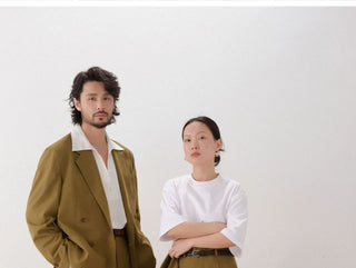 [CULTUM] Washable Bamboo Fiber Double-Breasted Suit Set