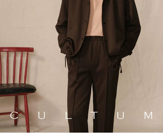 [CULTUM] Knit Collar Business Casual Jacket