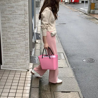 Cable crop cardigan