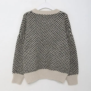 Herringbone Round Knit