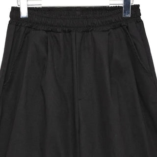 Cotton two-pleat pants