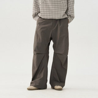 [Monterest] Enzyme Washed Wide Leg Work Pants