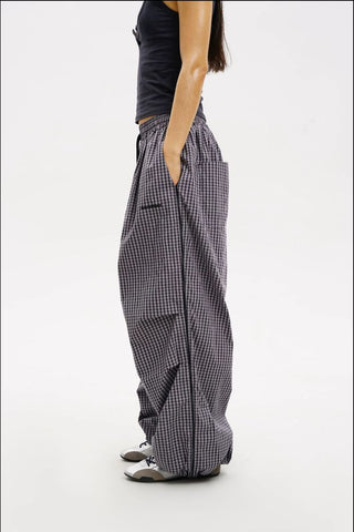 [MASONPRINCE] Gingham Check Balloon Pants & Shorts