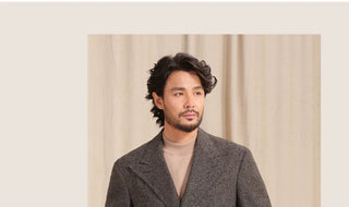 [CULTUM] Italian Peak Lapel Double-Breasted Suit