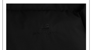 MASONPRINCE Leather Collar Down Jacket