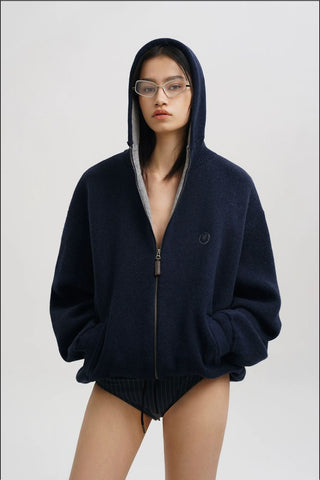 [MASONPRINCE] Air Layer Zip Hoodie