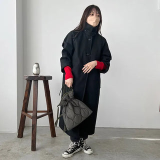 Wool long coat